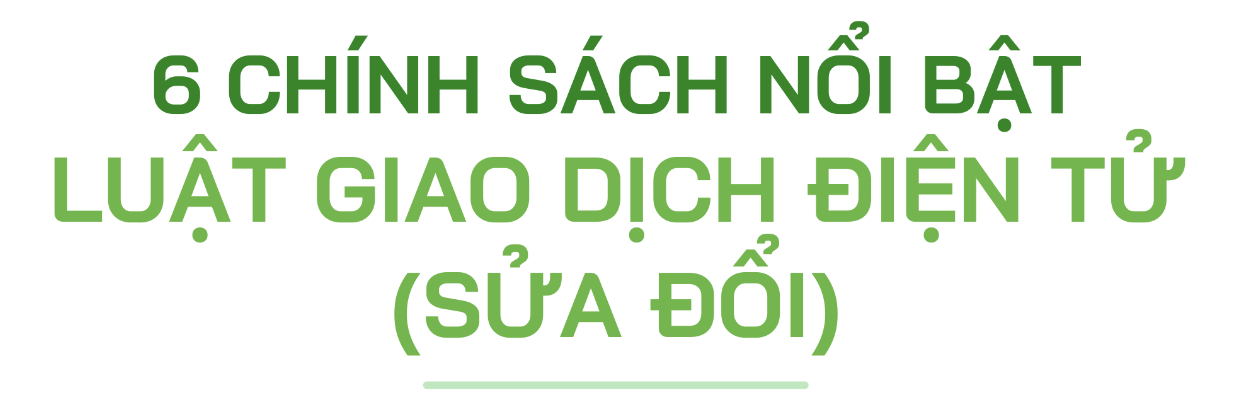 Luật Giao dịch điện tử (sửa đổi): Tạo hành lang thông thoáng cho giao dịch số